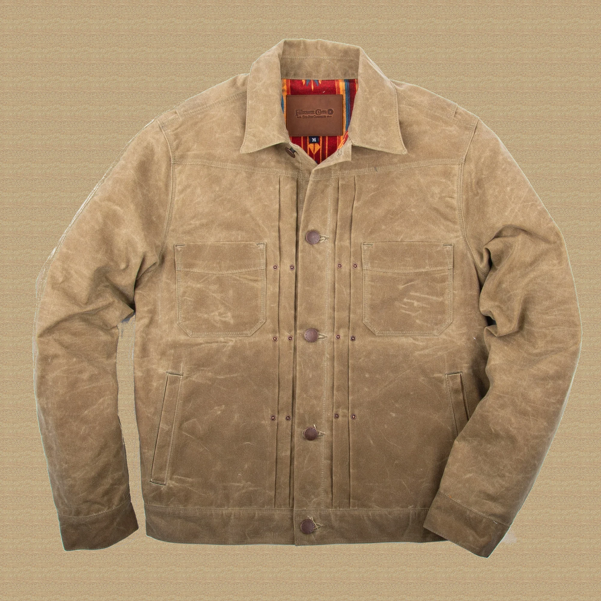Freenote Cloth - Riders Jacket Waxed Canvas Tumbleweed