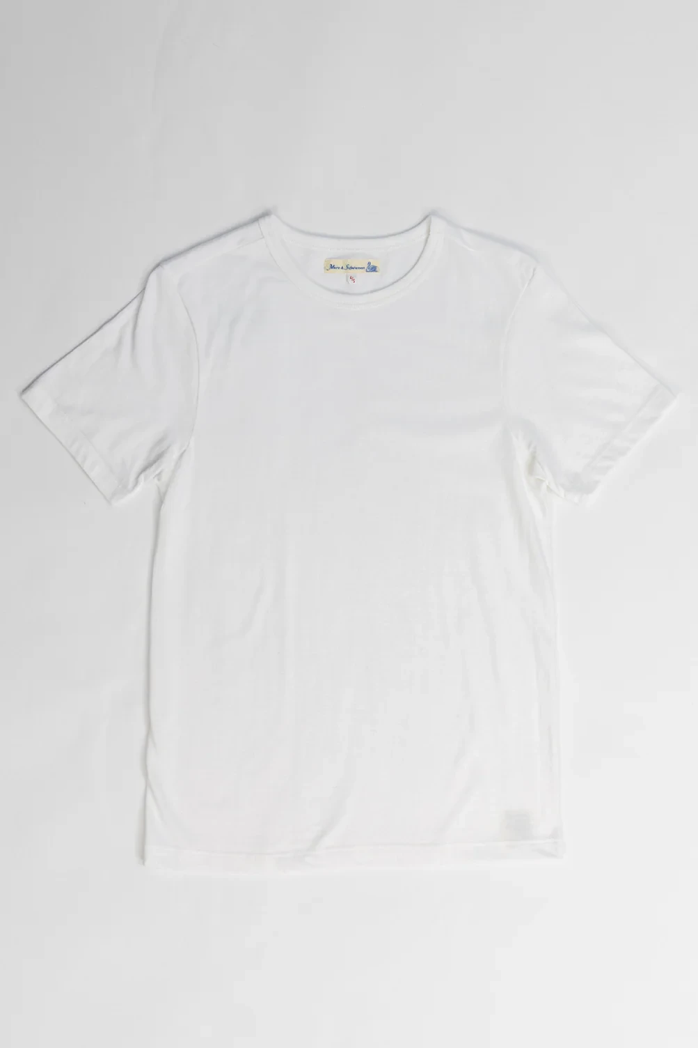 Merz b. Schwanen - 1950's Crew Neck T-Shirt White