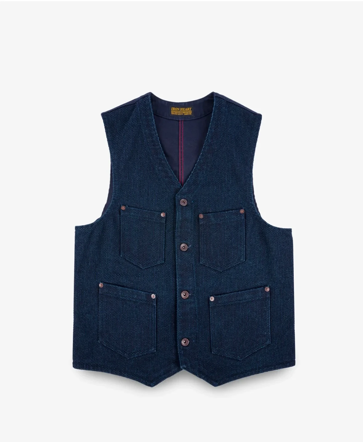 Iron Heart Duck Work Vest - Indigo